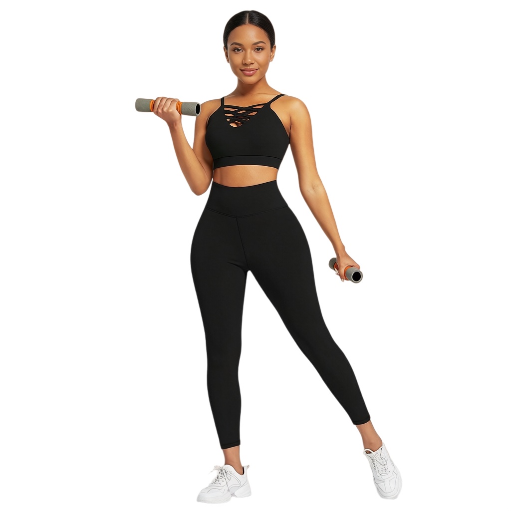 Yoga Fitness Women - طقم يوجا نسائي من 3 قطع