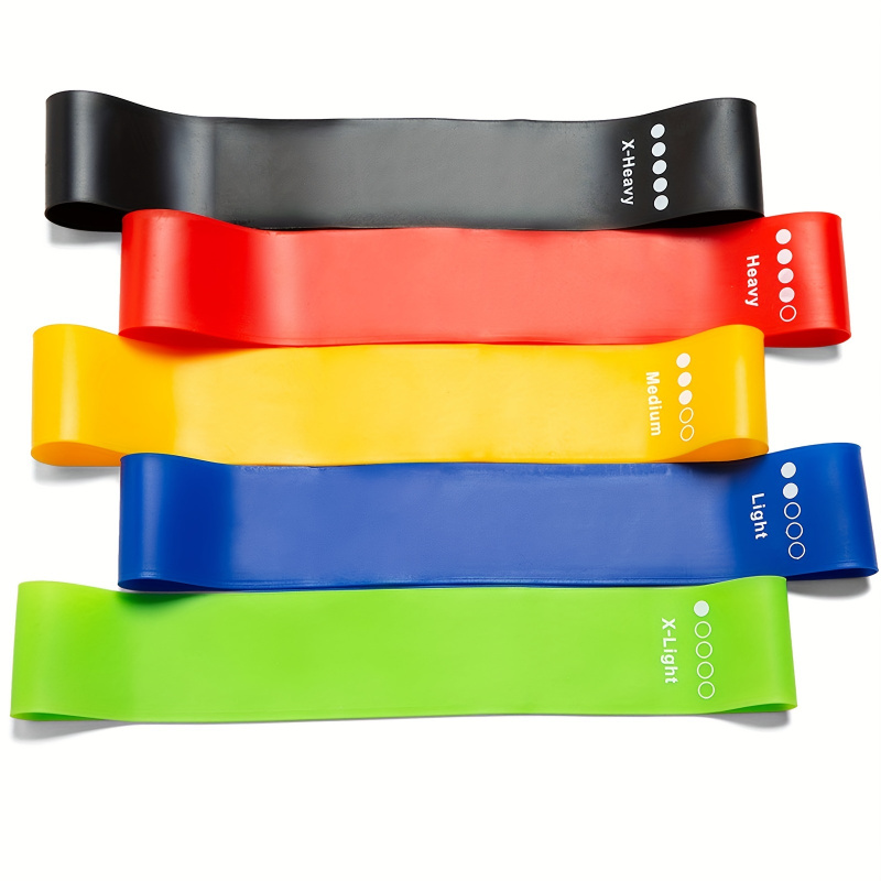 Yoga Fitness Resistance Band - 5 قطع من أربطة المقاومة للياقة