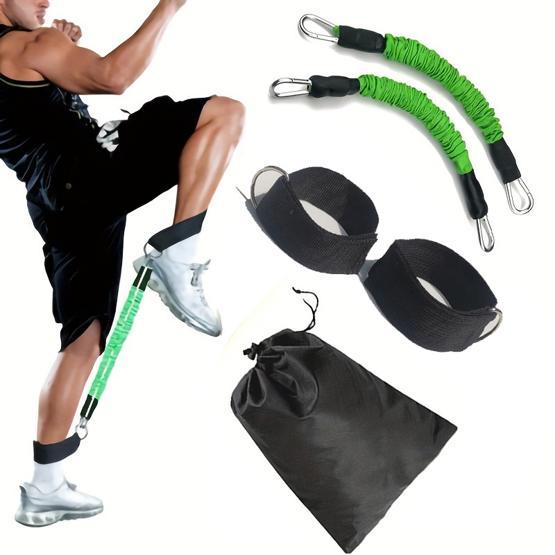 Yoga Fitness Resistance Band - مجموعة أربطة مقاومة لأشرطة الكاحل، معدات
