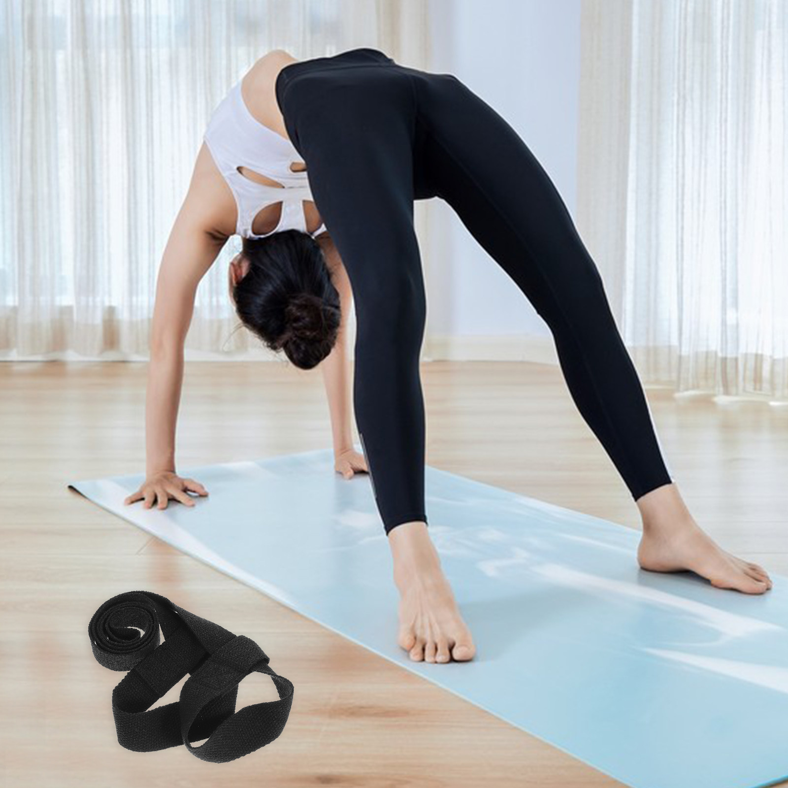 حزام حمل حصيرة اليوغا (قطعتان) - مراجعة Yoga Fitness Class وسعره