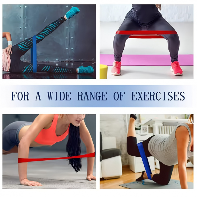 5 قطع من أربطة المقاومة للياقة - مراجعة Yoga Fitness Resistance Band وسعره