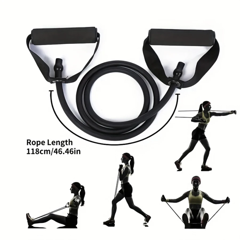 1 قطعة من أشرطة المقاومة ذات 4 - مراجعة Yoga Fitness Resistance Band وسعره