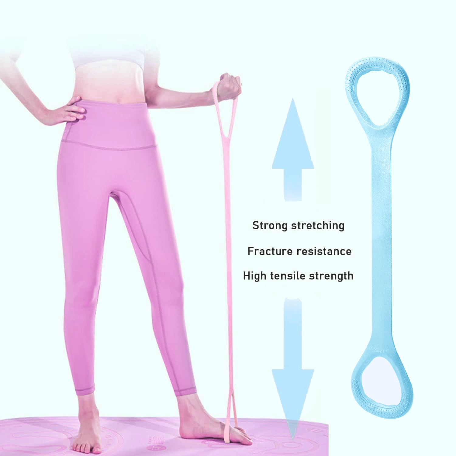 8 أربطة مقاومة للياقة البدنية  - مراجعة Yoga Fitness Resistance Band وسعره