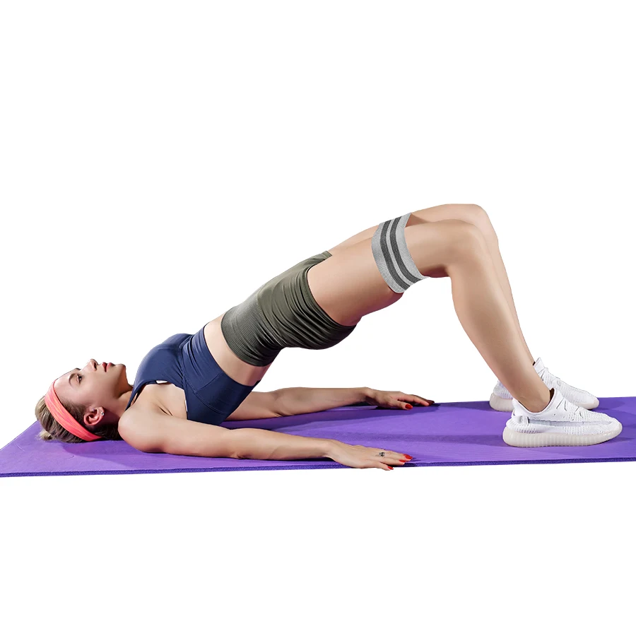 أربطة مقاومة مرنة من القماش لت - مراجعة Yoga Fitness Resistance Band وسعره